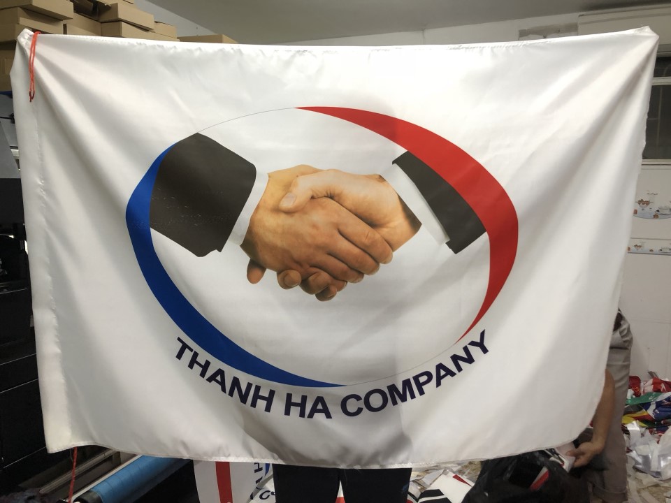 In cờ công ty Thanh Hà