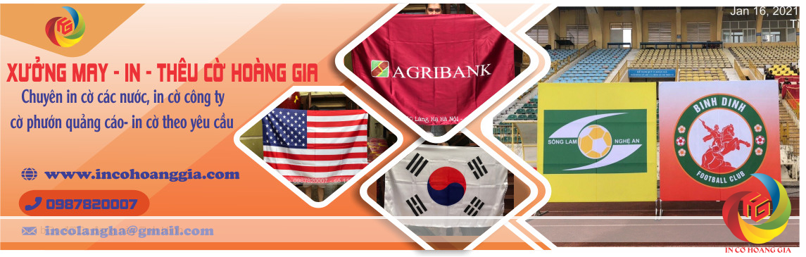 Chuyên in cờ công ty