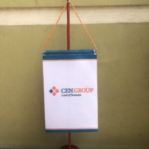 Cờ Logo công ty - Đế Gỗ