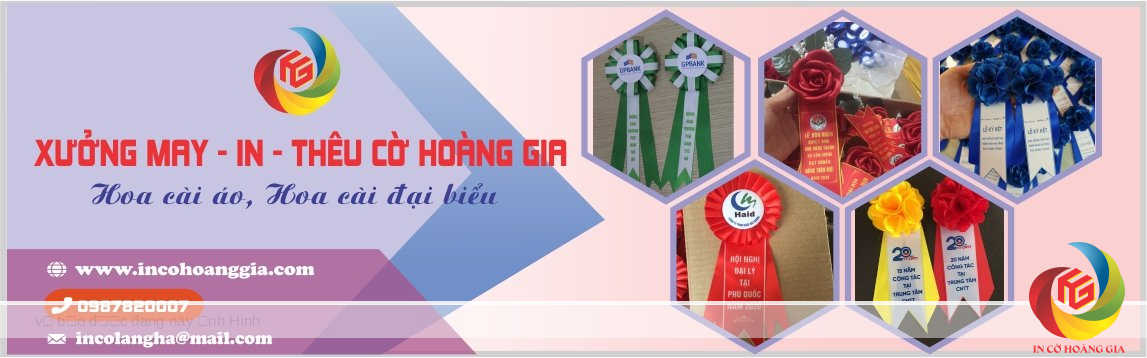 hoa cái áo đại biểu hoàng Gia