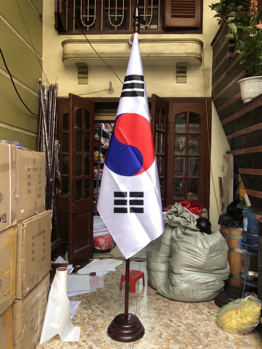 Cờ Nước Hàn Quốc 80cm x 120cm - In Cờ Hoàng Gia
