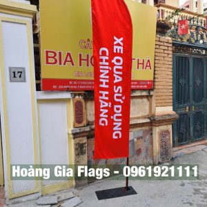 In cờ phướn quảng cáo tại Hà Nội