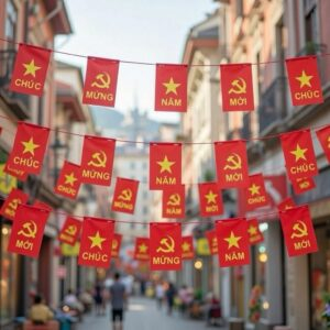 Cờ dây sao Đảng số lượng lớn