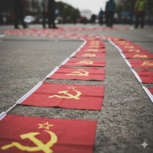 Cờ dây sao Đảng màu sắc chuẩn