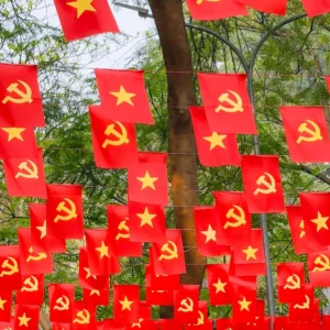 Cờ dây sao Đảng thiết kế riêng